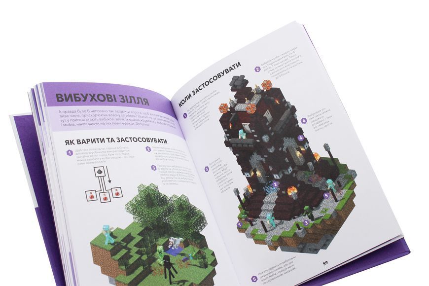 Minecraft. Довідник чарів та зілля. Стефані Мілтон 9786177688470 фото